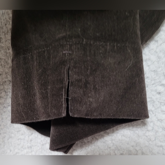 Corduroy J Jill Brown Pants with Side Zipper 14 Petite - Picture 5 of 13